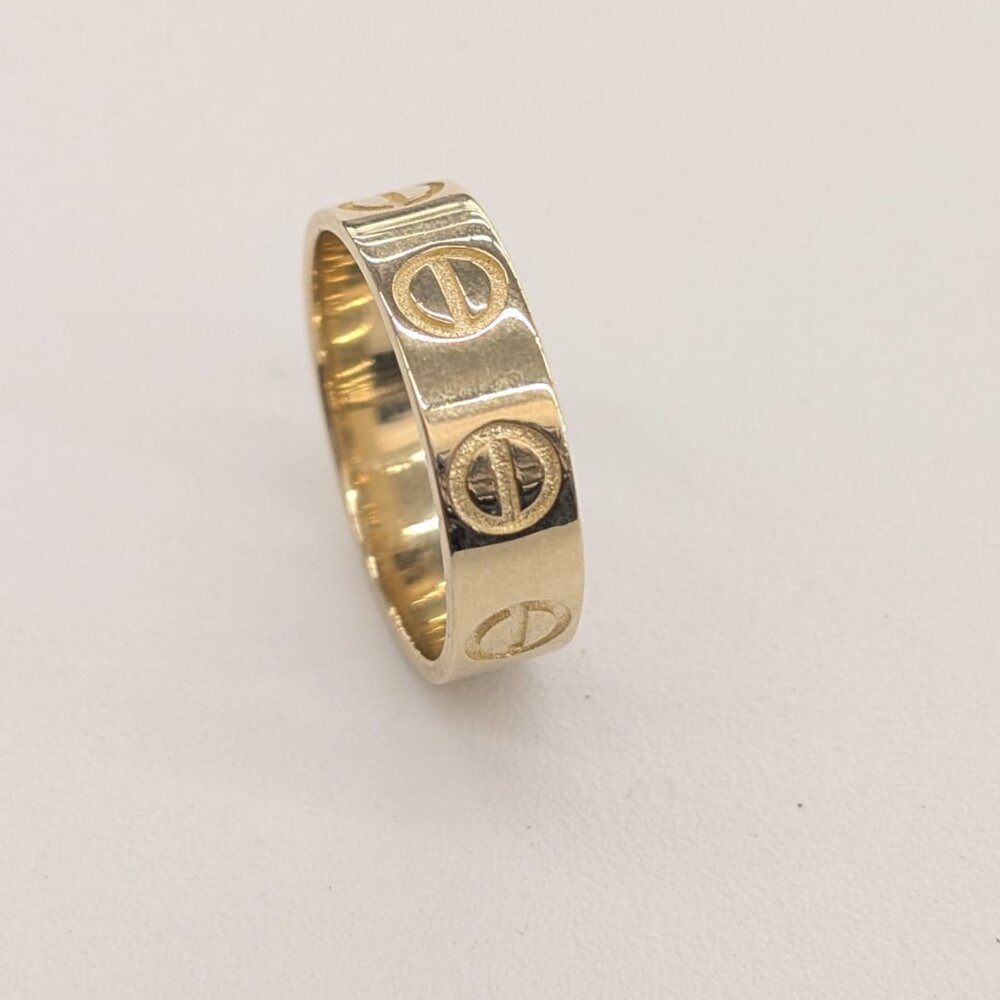 10kt Real Gold Ring For Women - Picture 3 of 6